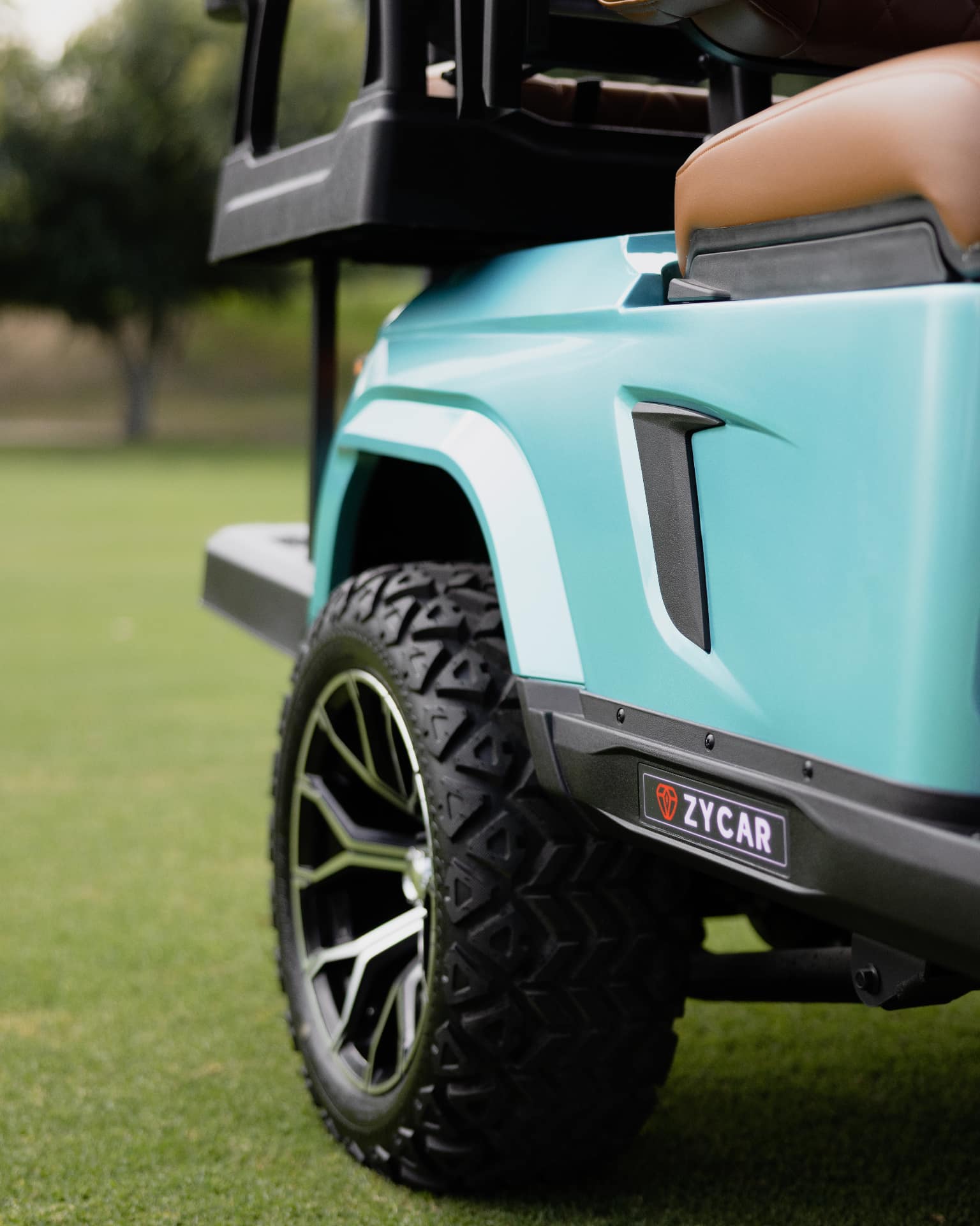 Custom Paint work on a Zycar electric golf cart