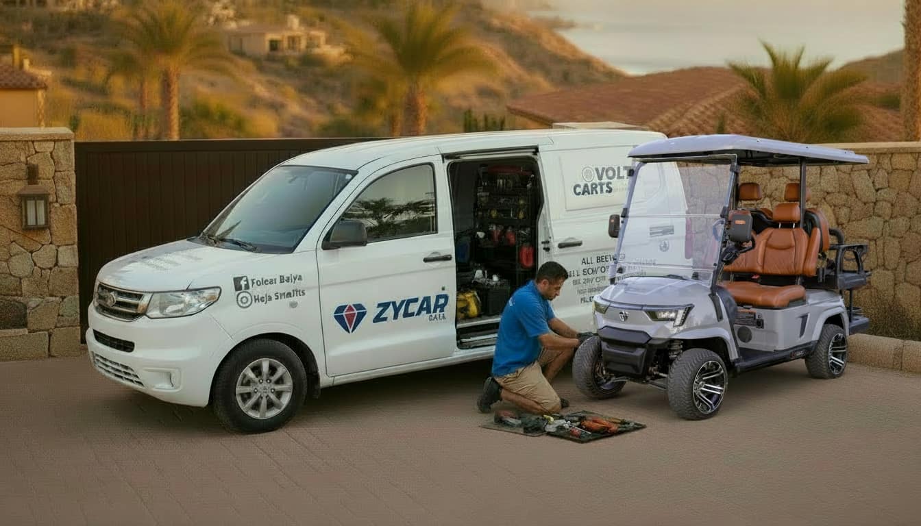 Lithium-ion battery conversions for golf carts in Los Cabos